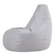 image 5 of Recliner Indoor Outdoor Bean Bag Grey Bean Bag Chair | Grey | Grey | 1