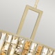 image 3 of Gemma 3 Light Ceiling Pendant Silver Leaf, E27