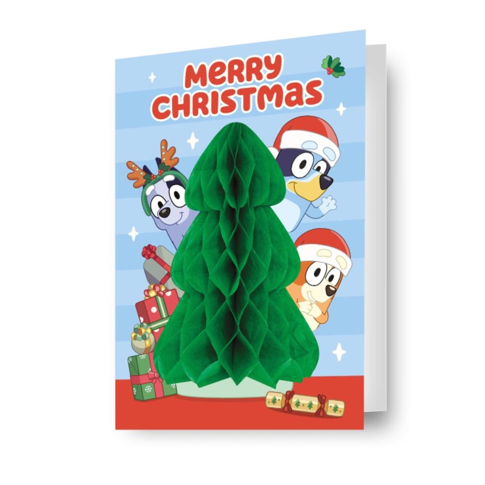 image 1 of Bluey Pop Up Christmas Card