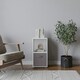 image 9 of 2-Cube Shelving Unit With Inserts White | White / Grey