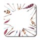 image 3 of Watercolor boho chic with feathers and arrows (Coaster)