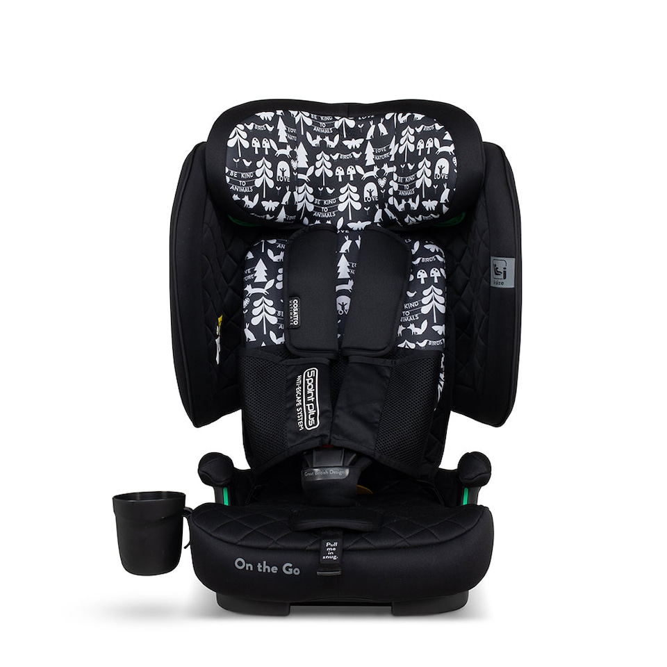 image 1 of Cosatto On The Go iSize Travel Car Seat Lightweight Foldable Booster, Quick Fit, R129 Safety