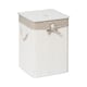image 1 of Kankyo White Square Laundry Hamper