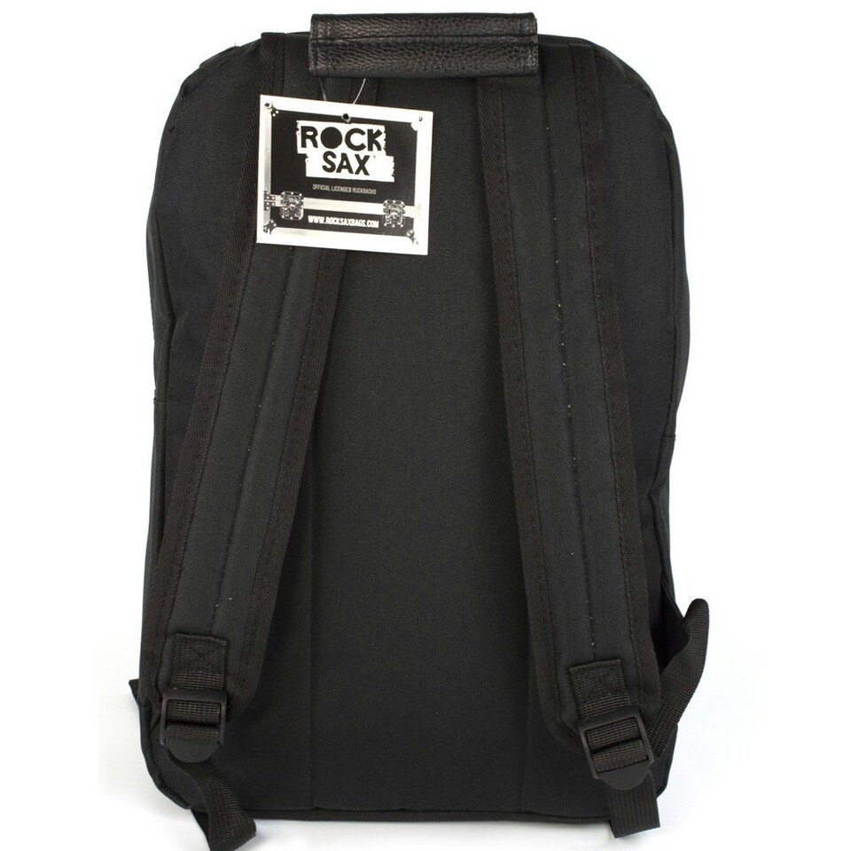 image 1 of Rock Sax Lightning David Bowie Backpack - Black/Red - One Size