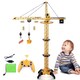 image 1 of Remote Control Crane Toy Construction Vehicles Educational RC Crane Toy for Kids