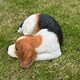 image 6 of Animal Crackers Laying Beagle Figurine Home Or Garden Decoration