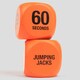 image 4 of Fitness Routine Exercise Dice - Orange