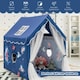 image 2 of COSTWAY Kids Play House Children Indoor Playhouse Castle Fairy Tent