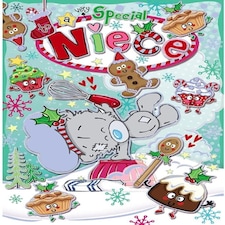 Niece My Dinky Christmas Card