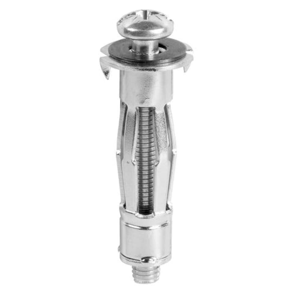 image 1 of Timco - Metal Cavity Anchors - Zinc (Size M5 x 52 (60mm Screw) - 100 Pieces)