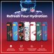 image 7 of Leak Proof Slim Water Bottle, Stainless Steel, NFL, 600ml (20oz) | Green | NFL Eagles | One Size
