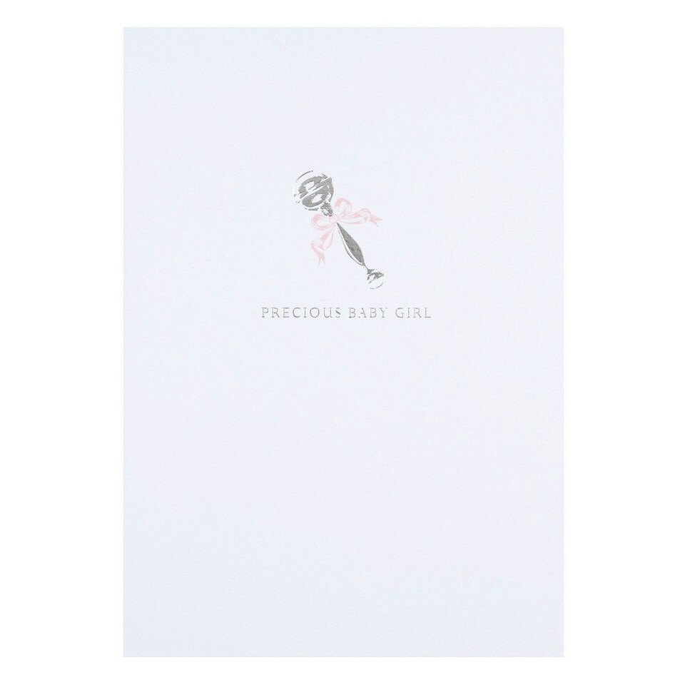 image 1 of Birth Of Girl Card 'Congratulations'
