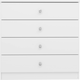 image 3 of Denver 4 Drawer Chest White