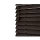 image 1 of 180cm Dark Brown Oak Wooden Venetian Blinds With Strings (130cm drop) | Brown | Brown