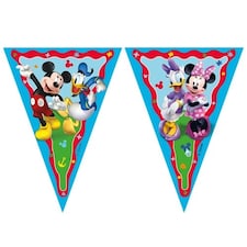 Disney Mickey Mouse Rock the House Paper Flag Bunting Banner 2m