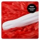 image 3 of White and Red Pom Poms – Pair with Handle Cheerleader Shakers 80g Fancy Dress N/A | One Size