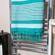 image 6 of Nicola Spring Deluxe Cotton Turkish Bath Towel - Turquoise | Green | Turquoise