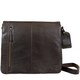 image 1 of Super Soft Premium Large Leather Messenger Bag Brown | Brown