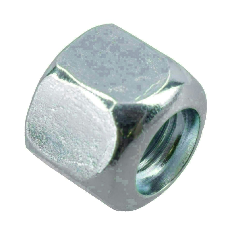 image 1 of Pack of 8 3/8" UNF Wheel Nuts Nut For Trailer Suspension Hubs
