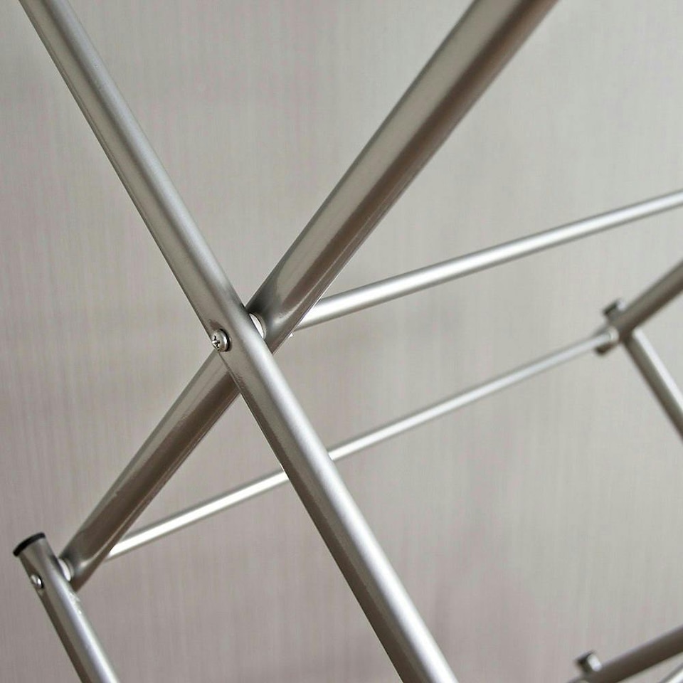 image 1 of Home Vida 3 Tier Metal Clothes Airer Freestanding Drying Rack