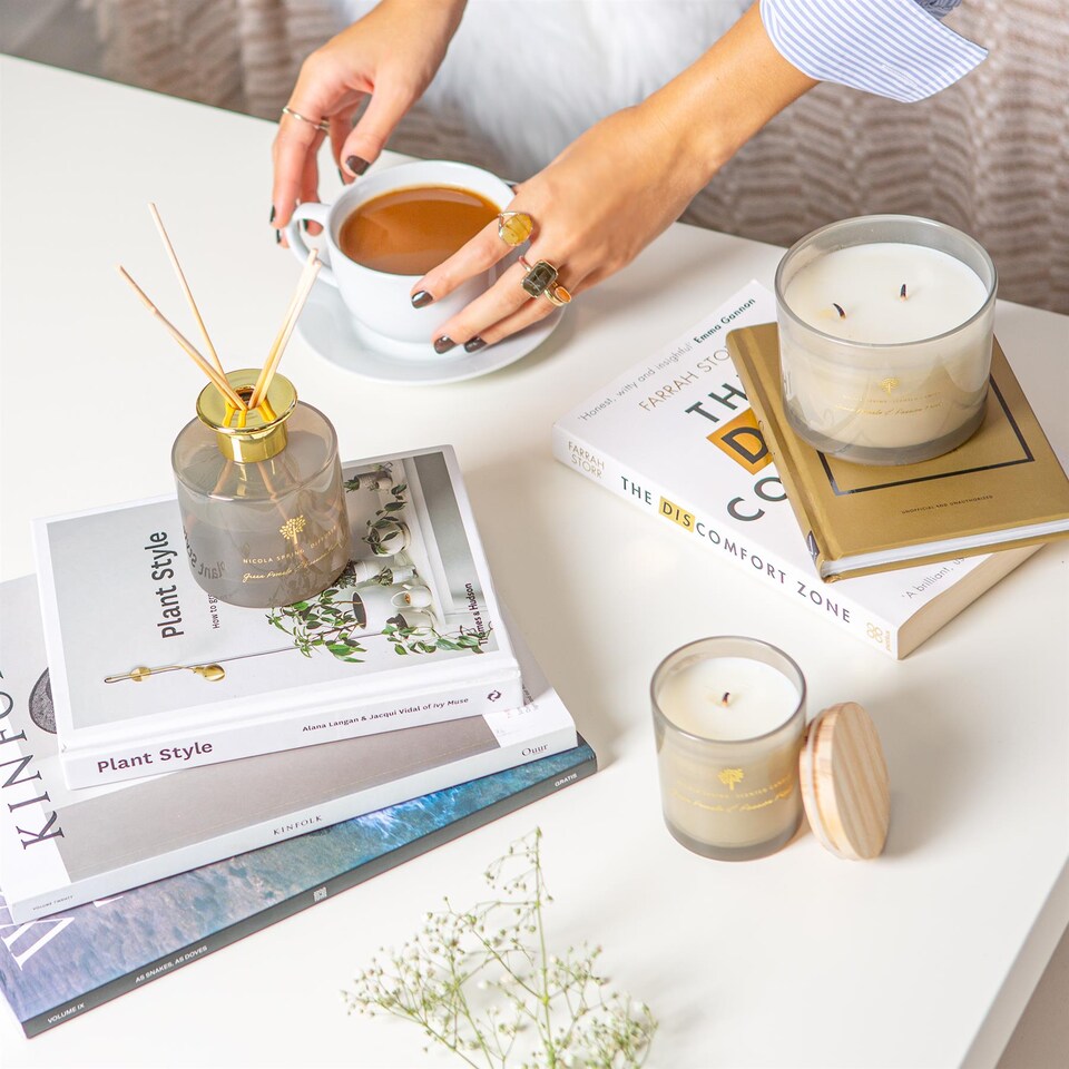 image 1 of Nicola Spring Reed Diffuser - 200ml - Green Pomelo & Passion Fruit