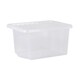 image 9 of Wham Crystal 5 x 28L Stackable Plastic Storage Boxes with Lids Blue