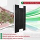 image 5 of SPARES2GO Carbon Filter for Siemens Cooker Hood Vent LI46630 LI46730 LI46930 00434229 (395mm x 196mm x 30mm)