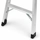 image 7 of 150kg Folding Aluminium Work Platform Step Up Bench Ladder EN131 | Silver