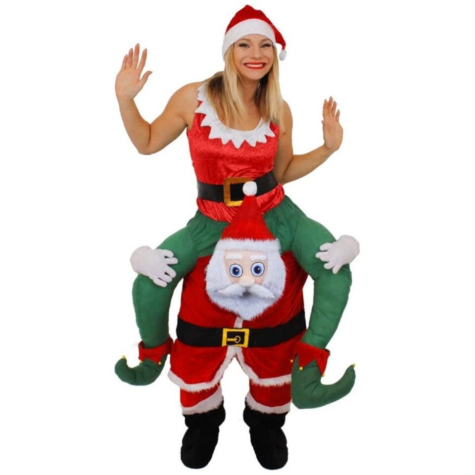image 1 of Santa Pick me up Costume Red | One Size