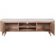 image 4 of Bundi Natural Marble & Wood Large Tv Cabinet Brown