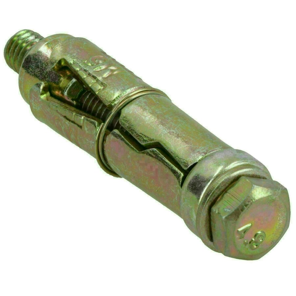 image 1 of M6 6mm x 50mm Expansion Rawl Bolt for Masonry Sleeve Anchors Fastener 20pk