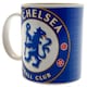 image 1 of Chelsea FC Large Crest Mug - Blue/White - One Size