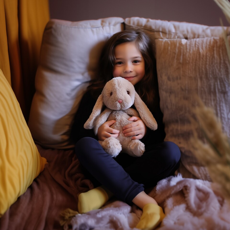 image 1 of Gosh! Bunny Rabbit Plush Softie Toy