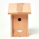image 4 of Homescapes Real Wood Blue Tit Bird Box House Multi