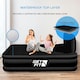 image 9 of Get Fit Air Bed With Built In Electric Pump - Premium King Airbed - Quick Blow Up Bed With Headboard & Free Inflatable Pillow | Black | Black Mono | 1