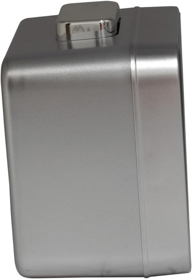 image 1 of Acctim Parker Non-Ticking Sweep Loud Bell Alarm Clock | Silver | Silver