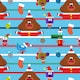 image 3 of Hey Duggee Christmas 2 Sheets & 2 Tags Gift Wrap