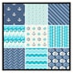 image 2 of Nautical tiles (Picutre Frame) Brown | Oak | M
