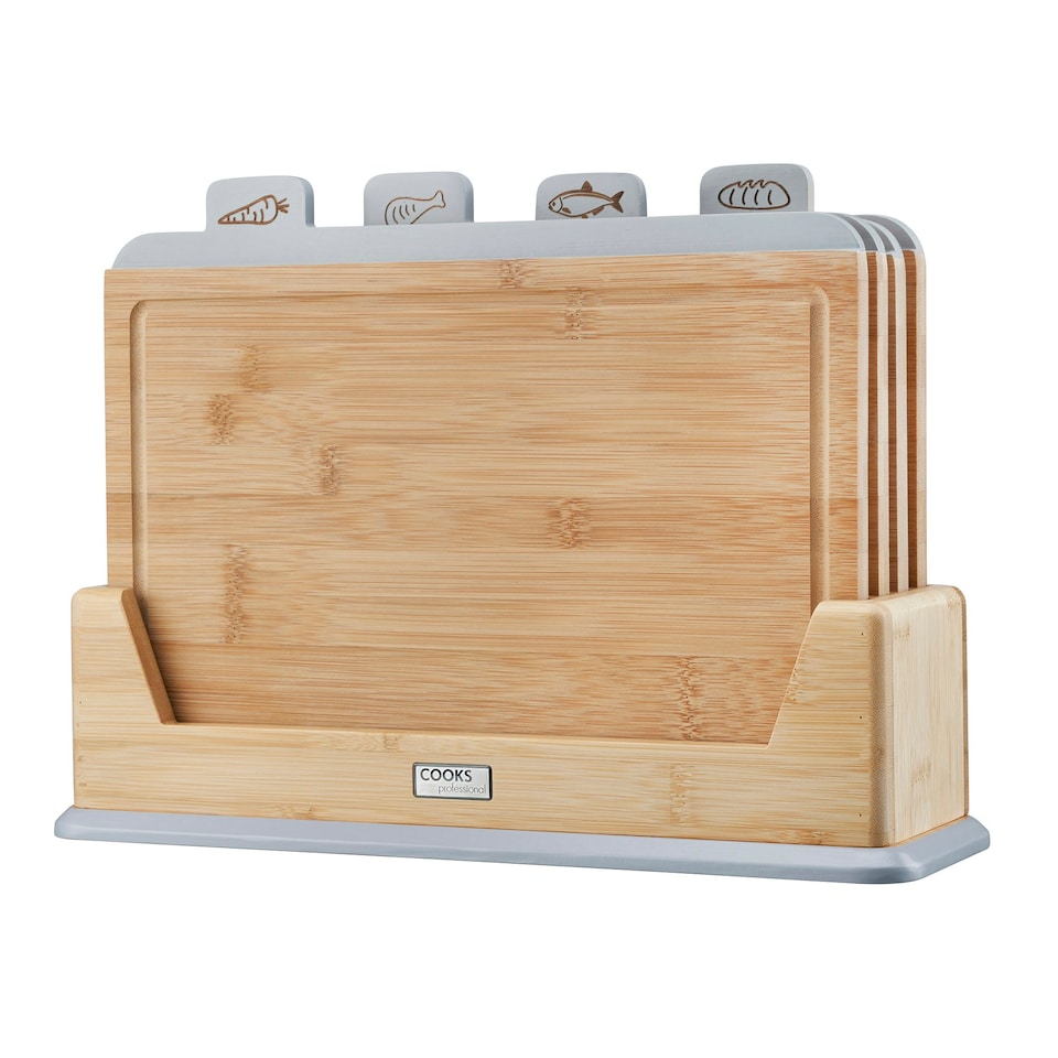 image 1 of Cooks Professional Index Chopping Board Set