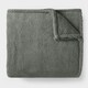 image 6 of OHS Teddy Fleece Soft Warm Plush Cosy Plain Dyed Throw Over Bed Blanket, 200x240cm Green | Evergreen