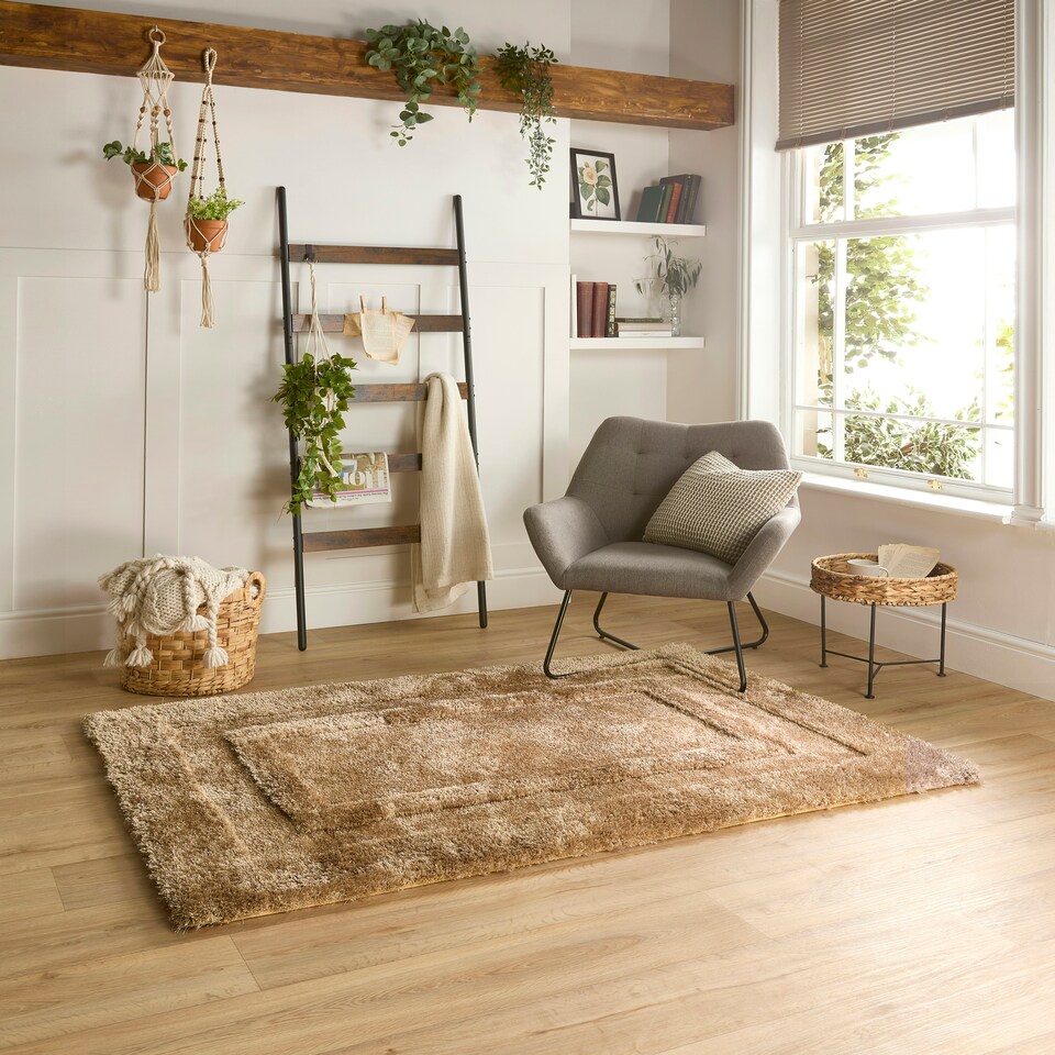 image 1 of Origins Frame Rug Latte 160X230