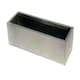 image 1 of Primrose Zinc Galvanised Rectangular Silver Rectangular Planter 100cm x 40cm