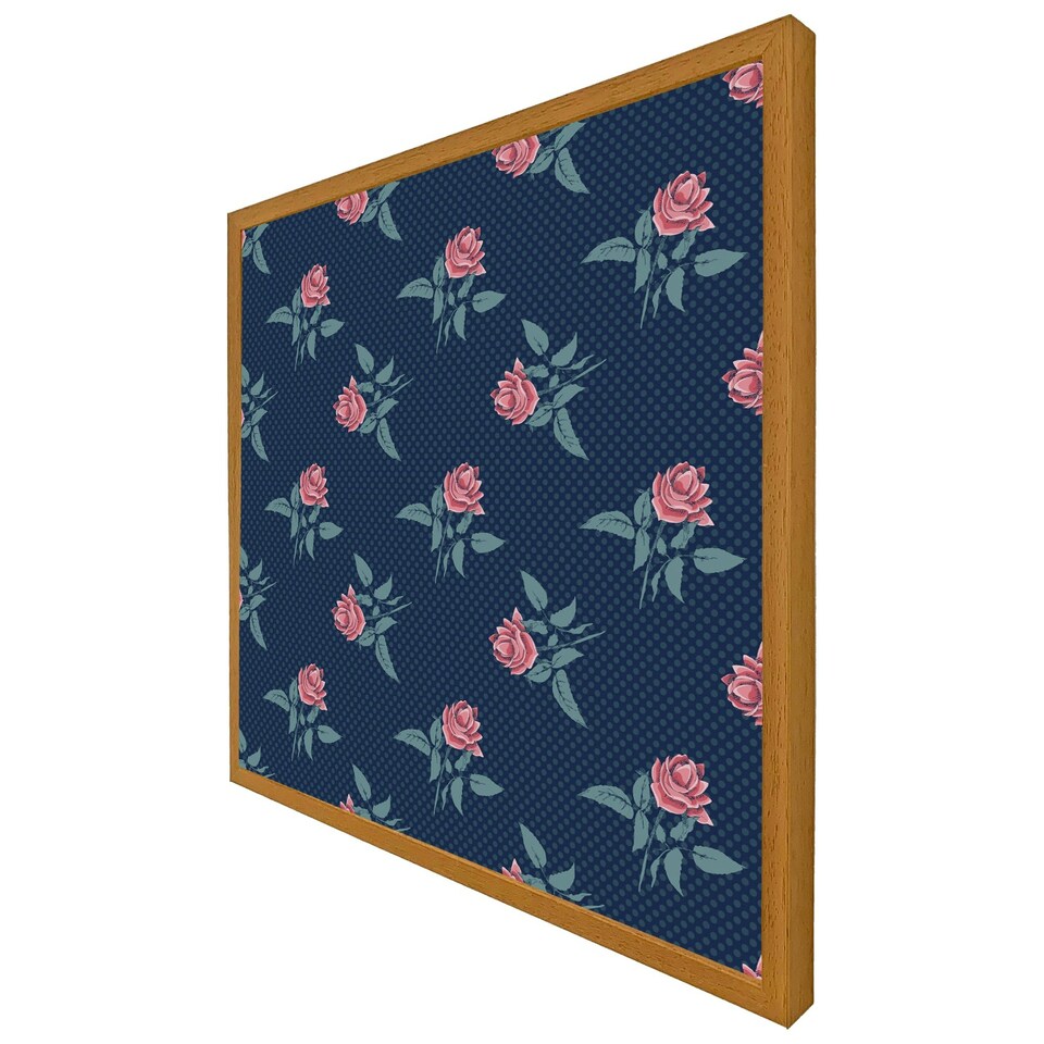 image 1 of Roses & spots print (Picture Frame) White | XS