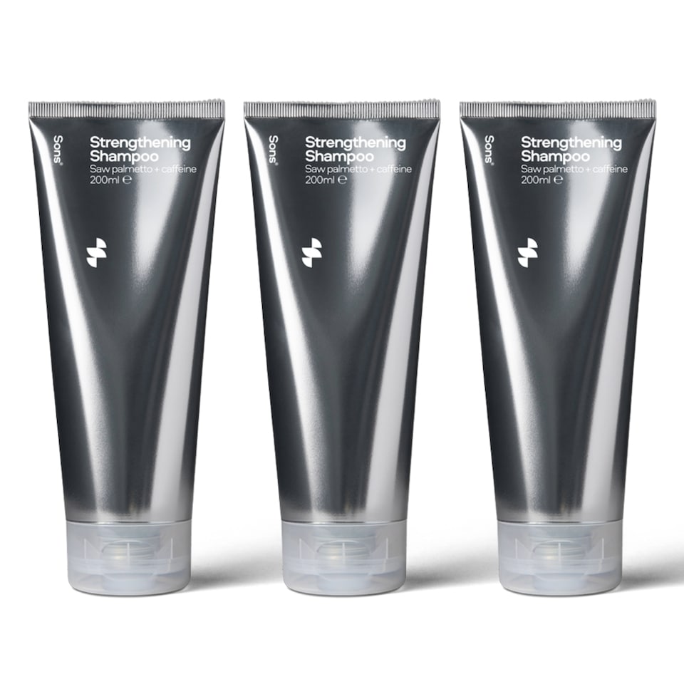 image 1 of Sons Hair Growth Shampoo with Saw Palmetto, Caffeine & Biotin, 3x200ml
