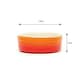 image 2 of Scruffs Ceramic Ombre Pet Food Bowl 13cm | Orange | 1