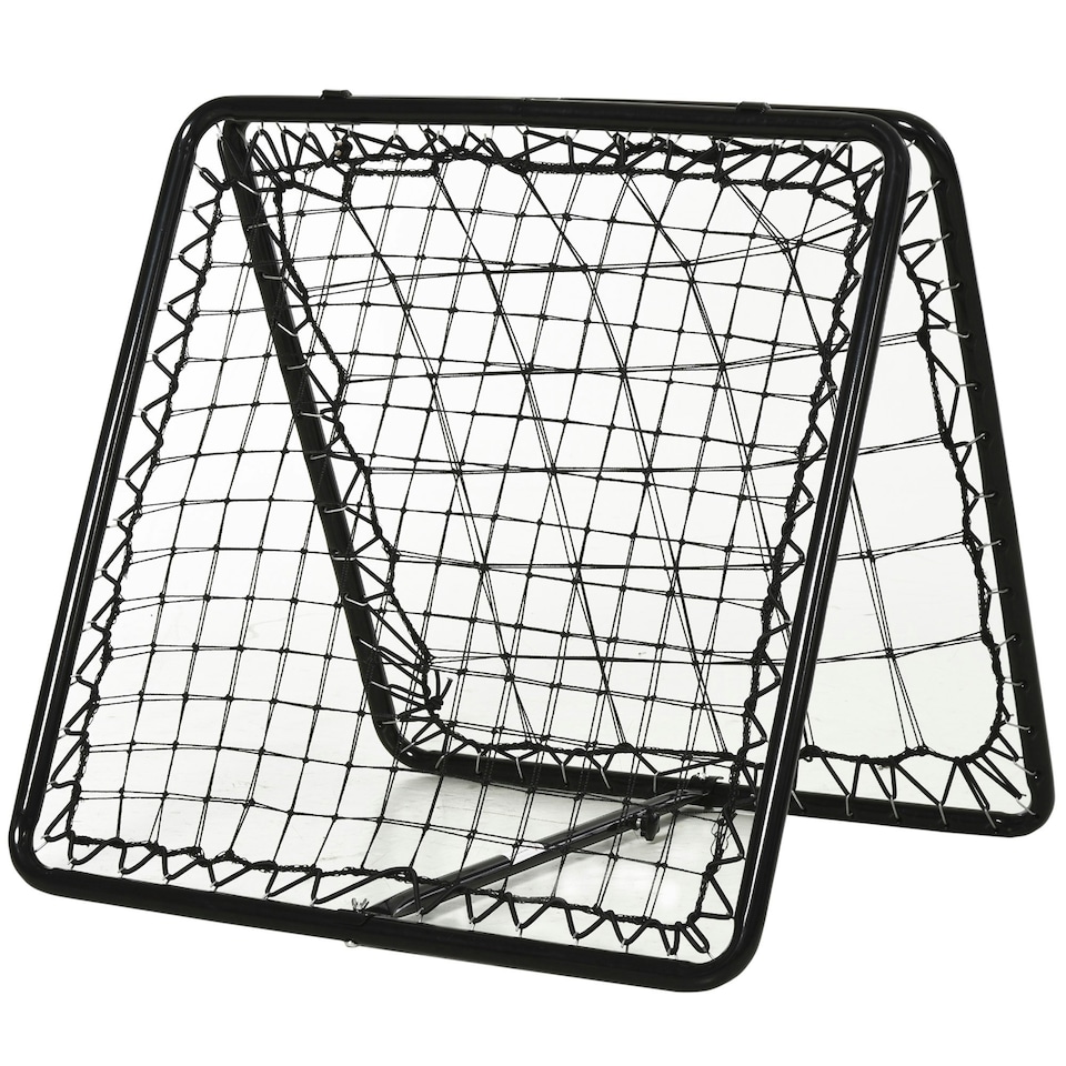 image 1 of HOMCOM Adjustable Angle Rebounde Training Set w/ Double Layer Net