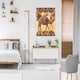 image 2 of Camel decorated with oriental canvas print (Canvas Print) 76cm x 76cm