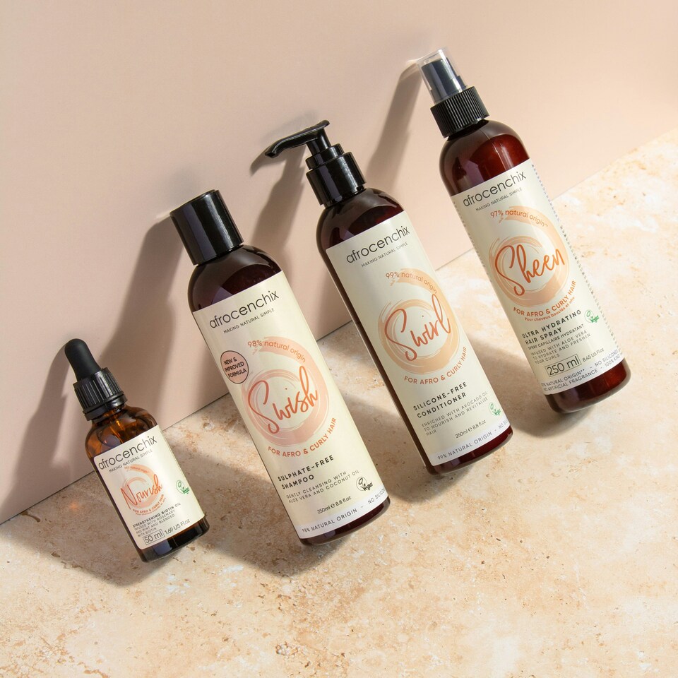 image 1 of Afrocenchix Nourishing Curl Restoration Set