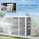 image 5 of Outsunny Steel Garden Shed, Small Lean-to Shed for Bike, 5x3 ft, Grey