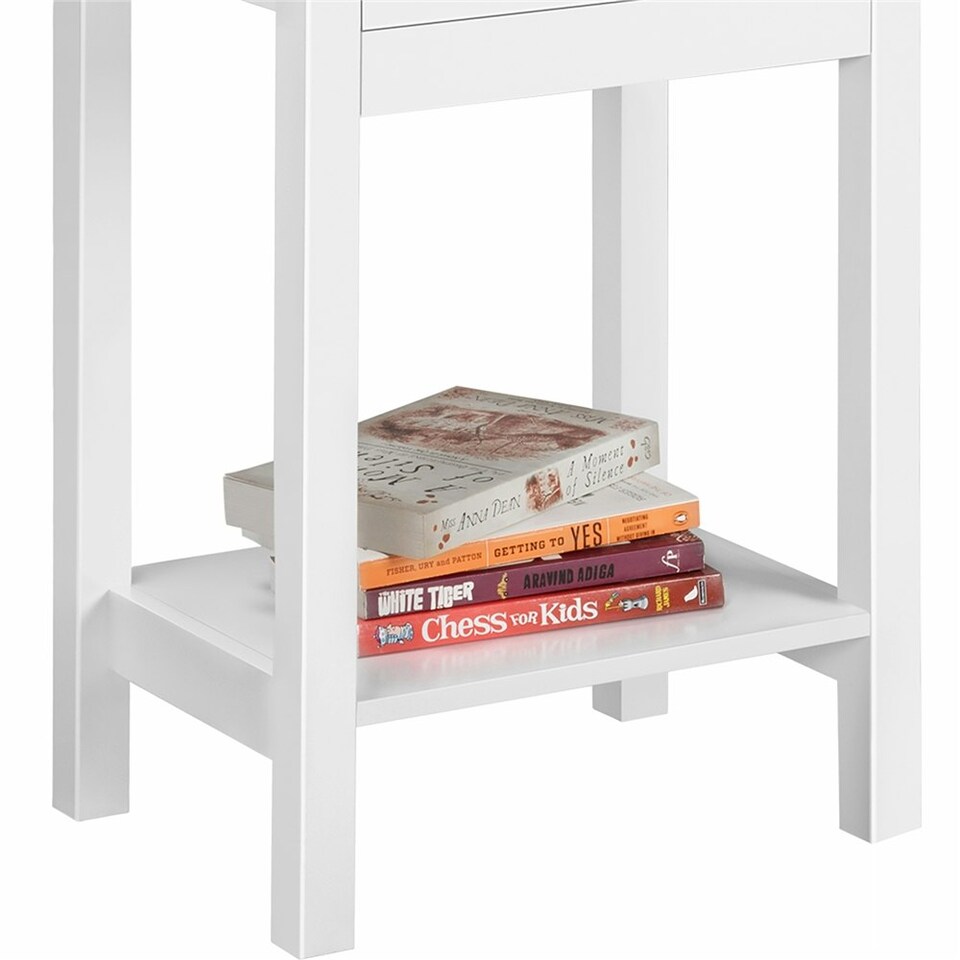 image 1 of Yaheetech 2PCS Modern Design Bedside End Table with Drawer